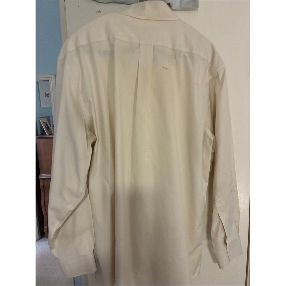 Brooks Brothers Cream Button-Down Dress Shirt - Picture 2 of 4